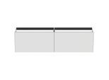 Ideal Standard Conca Waschtisch-Unterschrank T3999Y1 ohne Waschtischplatte, 2 Auszüge, 200 x 37 x 54 cm, Weiß matt lackiert