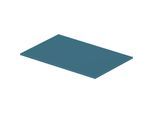 Duravit DuraSquare Glaseinleger 0099708800 116,4 x 38 cm, Sicherheitsglas, Stone Blue