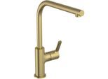 Ideal Standard Gusto Küchenarmatur BD418A2 brushed gold, mit Rohrauslauf