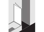 Kermi Filia XP Seitenwand verkürzt auf Badewanne FXUVD09017VAK 90x175cm, silber hochglanz, ESG klar