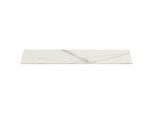 Ideal Standard Conca Keramik-Waschtisch-Platte T4346DH Ausladung 37cm, 100 x 37,3 x 0,6 cm, Mamor Calacatta