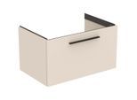 Ideal Standard i.life B Möbeldoppelwaschtisch-Unterschrank T5271NF 1 Auszug, 80 x 50,5 x 44 cm, sandbeige matt