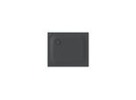 Bette BetteUltra Duschwanne 5840-400T 90x75x2,5cm, Wannenträger, raven