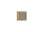 Bette BetteUltra Duschwanne 5669-417PLUS 80x75x2,5cm, Glasur, hazel