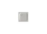 Bette BetteUltra Duschwanne 5529-410AE 75x75x2,5cm, Antirutsch/Pro, silver