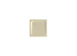 Bette BetteUltra Duschwanne 5930-441T 90x90x2,5cm, Wannenträger, cream