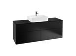 Villeroy & Boch Finion Unterschrank F19200PD 160x60,3cm, Black Matt Lacquer