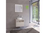 Keuco Stageline Waschtisch-Unterschrank 32853180000 65 x 55 x 49 cm, Dekor Cashmere, Glas Cashmere klar, ohne Elektrik