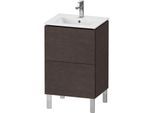 Duravit L-Cube Waschtisch-Unterschrank LC667107272 52x42,1x70,4cm, 2 Auszüge, stehend, eiche dunkel gebürstet