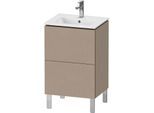 Duravit L-Cube Waschtisch-Unterschrank LC667107575 52x42,1x70,4cm, 2 Auszüge, stehend, leinen