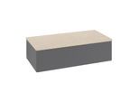Villeroy und Boch Antao Waschtisch-Unterschrank L40103GK 100x26,8x50cm, Waschbeckenplattenfarbe botticino, anthracite matt lacquer