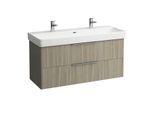 LAUFEN Pro s Waschtisch-Unterbau H4024921102621 116x44x53cm, 2 Schubladen, Ulme hell