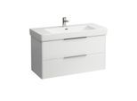 LAUFEN Base Waschtisch-Unterbau H4024521102611 für Pro S, 101x44x53cm, 2 Schubladen, weiß glänzend