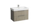 LAUFEN Pro s Waschtisch-Unterbau H4023921102621 81x44x53cm, 2 Schubladen, Ulme hell