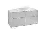 Villeroy und Boch Finion Waschtischunterschrank GA3100GJ 120x60,3cm, Emotion, Abdeckplatte white matt, Light grey matt