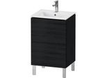 Duravit L-Cube Waschtisch-Unterschrank LC667101616 52x42,1x70,4cm, 2 Auszüge, stehend, Eiche schwarz