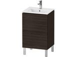 Duravit L-Cube Waschtisch-Unterschrank LC667106969 52x42,1x70,4cm, 2 Auszüge, stehend, nussbaum gebürstet