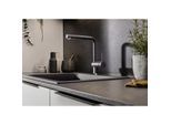 Blanco Linus-s Küchenarmatur 518813 ausziehbar, SILGRANIT-Look felsgrau