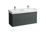 Laufen BASE für PRO S Waschtisch-Unterbau H4024941102661 116x44x53cm, 4 Schubladen, verkehrsgrau