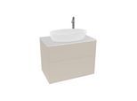 Villeroy und Boch Finion Waschtischunterschrank G87100HH 80x60,3cm, Emotion, Abdeckplatte white matt, Sand Matt Lacquer