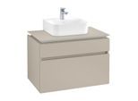 Villeroy & Boch Legato Waschtischunterschrank B73400VK 80x55x50cm, Soft Grey