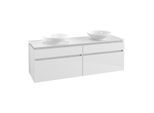 Villeroy & Boch Legato Waschtischunterschrank B60000DH 160x55x50cm, Glossy White
