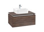 Villeroy & Boch Legato Waschtischunterschrank B733L0VH 80x38x50cm, mit LED-Beleuchtung, Arizona Oak