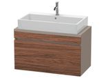 Duravit DuraStyle Waschtisch-Unterschrank DS530302143 90 x 47,8 cm, nussbaum dunkel/basalt matt, für Konsole, 1 Auszug