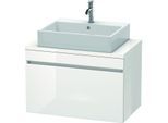 Duravit DuraStyle Waschtisch-Unterschrank DS530203535 80 x 47,8 cm, Eiche terra, für Konsole, 1 Auszug