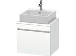 Duravit DuraStyle Waschtisch-Unterschrank DS530001818 60 x 47,8 cm, weiß matt, für Konsole, 1 Auszug