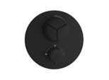 Herzbach Deep Black Thermostat 23.803055.1.12 schwarz matt, Unterputz, für 3 Verbraucher