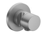 Keuco Ixmo Fertigmontageset 59549170201 Unterputz-3-Wege-Ab-und Umstellventil, Brausehalter, Griff Pure, rund, Aluminium-finish