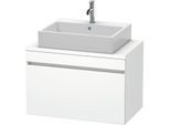 Duravit DuraStyle Waschtisch-Unterschrank DS530201818 80 x 47,8 cm, weiß matt, für Konsole, 1 Auszug