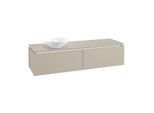 Villeroy & Boch Legato Waschtischunterschrank B595L0VK 160x38x50cm, mit LED-Beleuchtung, Soft Grey
