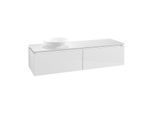 Villeroy & Boch Legato Waschtischunterschrank B595L0DH 160x38x50cm, mit LED-Beleuchtung, Glossy White