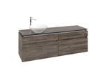 Villeroy und Boch Legato Waschtischunterschrank B59600RK 160x55x50cm, Waschtisch links, Stone Oak