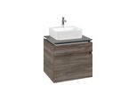Villeroy und Boch Legato Waschtischunterschrank B73200RK 60x55x50cm, Waschtisch mittig, Stone Oak
