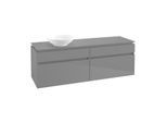 Villeroy & Boch Legato Waschtischunterschrank B59600FP 160x55x50cm, Glossy Grey