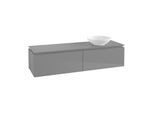 Villeroy & Boch Legato Waschtischunterschrank B59700FP 160x38x50cm, Glossy Grey