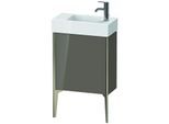 Duravit XViu Waschtisch-Unterschrank XV4532LB189 48,4 x 49,3 x 23,4 cm, links, flannel grey hochglanz, 1 Tür, champagner matt