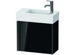 Duravit XViu Waschtisch-Unterschrank XV4232RB240 48,4 x 39,7 x 23,4 cm, rechts, schwarz hochglanz, 1 Tür, schwarz matt