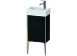 Duravit XViu Waschtisch-Unterschrank XV4530RB116 36,4 x 49,3 x 23,4 cm, rechts, Eiche schwarz, 1 Tür, champagner matt