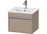 Duravit Ketho Waschtisch-Unterschrank KT640407575 50x41,2x41cm, 1 Auszug, wandhängend, leinen