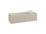 Villeroy & Boch Legato Waschtischunterschrank B589L0VK 140x38x50cm, mit LED-Beleuchtung, Soft Grey
