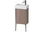 Duravit XViu Waschtisch-Unterschrank XV4530LB186 36,4 x 49,3 x 23,4 cm, links, cappucino hochglanz, 1 Tür, champagner matt