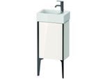 Duravit XViu Waschtisch-Unterschrank XV4530LB222 36,4 x 49,3 x 23,4 cm, links, weiß hochglanz, 1 Tür, schwarz matt