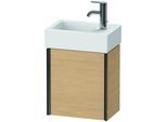 Duravit XViu Waschtisch-Unterschrank XV4230LB230 36,4 x 39,7 x 23,4 cm, links, Eiche natur, 1 Tür, schwarz matt