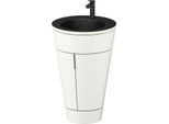 Duravit Starck 1,c-bonded Set S19514OBD360000 Griff Diamantschwarz, Keramik Schwarz Matt, bodenstehend, Weiß Seidenmatt, 864 x 560 x 605 mm