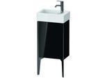 Duravit XViu Waschtisch-Unterschrank XV4530LB240 36,4 x 49,3 x 23,4 cm, links, schwarz hochglanz, 1 Tür, schwarz matt