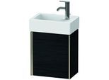 Duravit XViu Waschtisch-Unterschrank XV4230LB116 36,4x39,7x23,4 cm, links, Eiche schwarz, 1 Tür, champagner matt